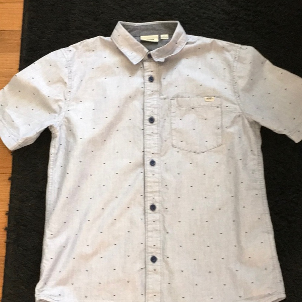 Vans Short Sleeve Button Down